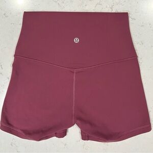 lululemon athletica Women's Athletic Shorts - Burgundy